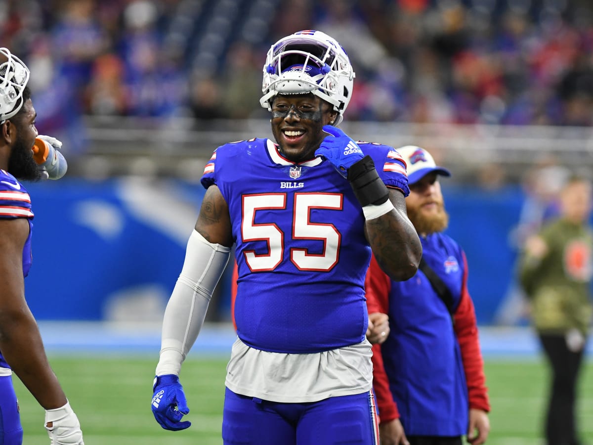 Bills BREAKING: Buffalo Trades DE Boogie Basham to New York Giants - Sports  Illustrated Buffalo Bills News, Analysis and More