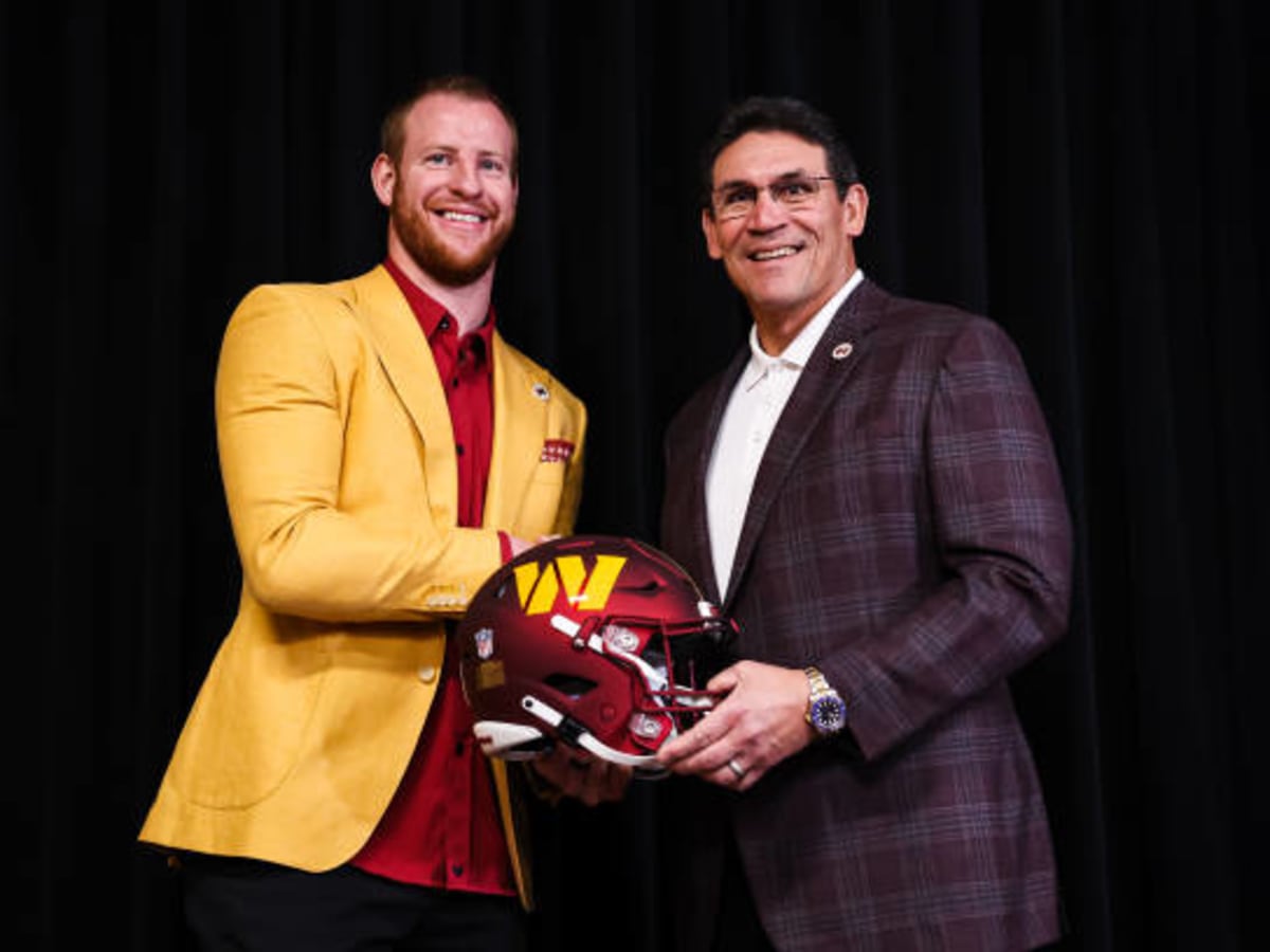 Fiery Commanders HC Ron Rivera defends Carson Wentz before storming out of  postgame presser