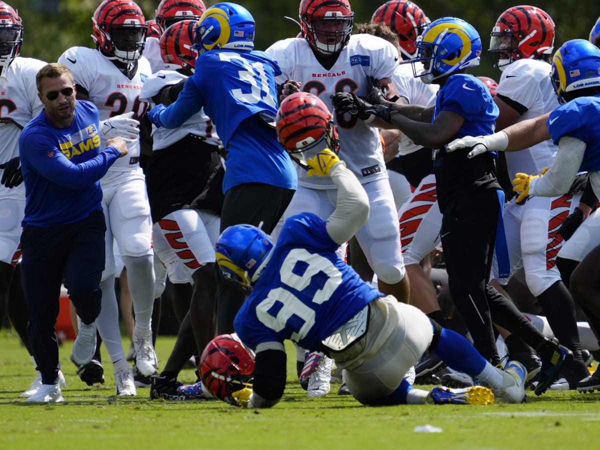 Rams-Raiders practice brawl adds anticipation to nationally