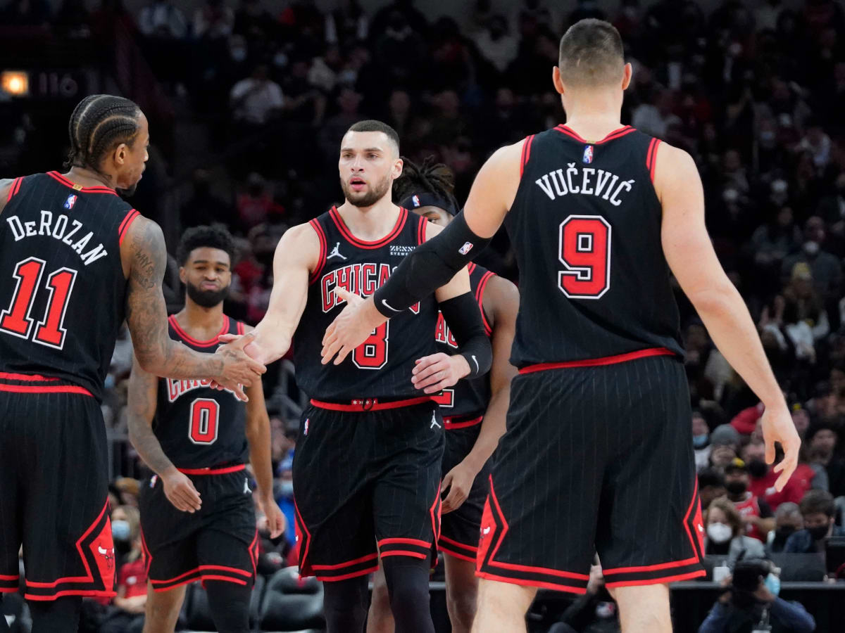 NBA Chicago Bulls Zach LaVine Jersey Black - Burned Sports