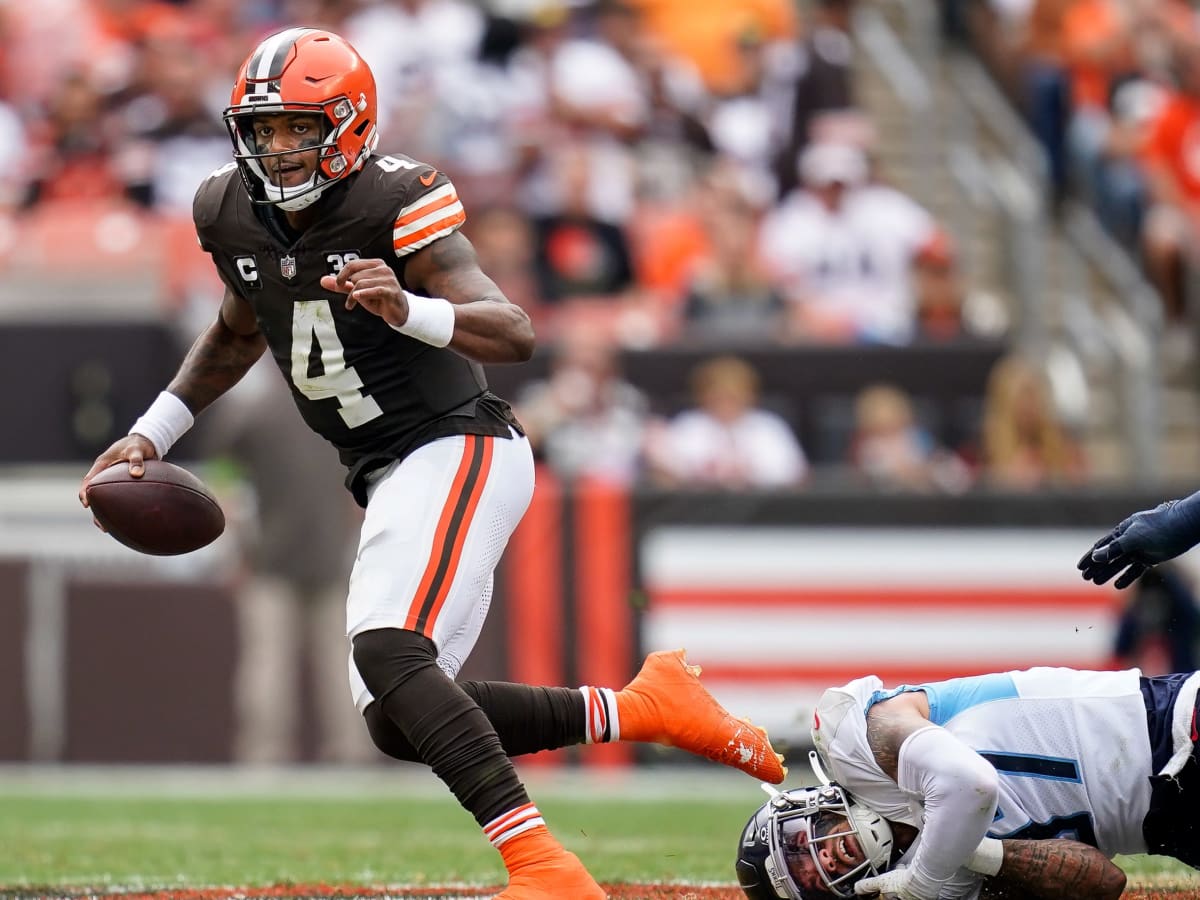 Browns will need Deshaun Watson's arm, but his legs and a great defense  were key on Sunday - The Athletic