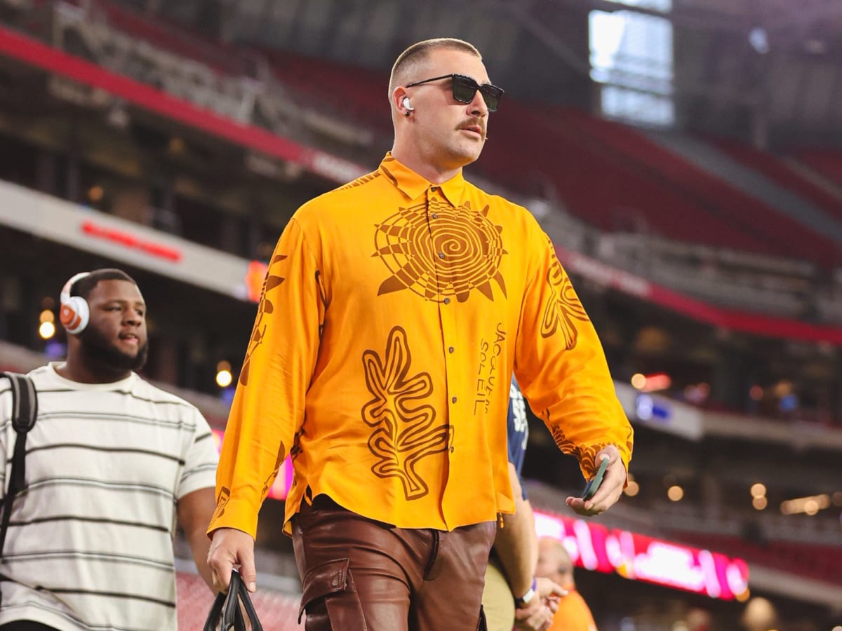 Travis Kelce's Louis Vuitton Outfit at Kelce Jam