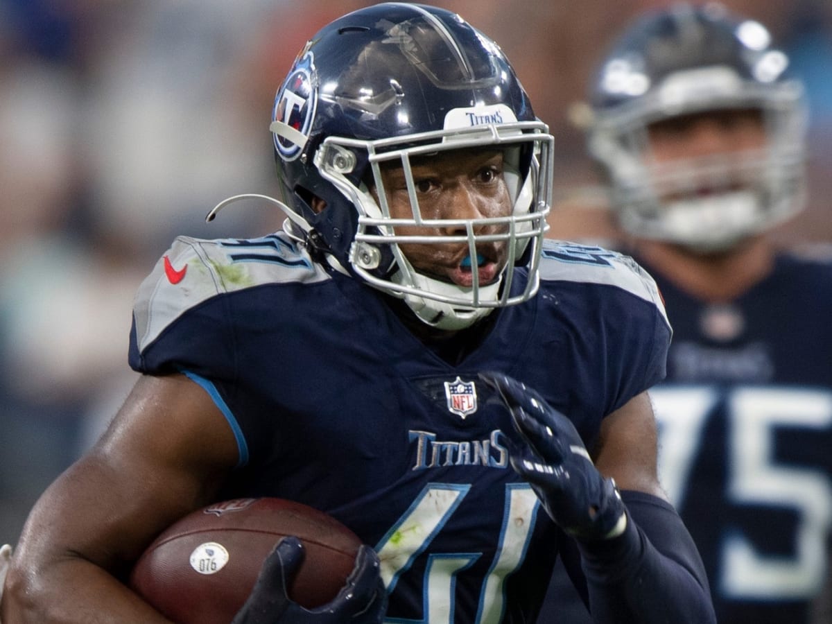 Tennessee Titans running back Khari Blasingame (41) and fullback Tory  Carter (40) run a drill during NFL football practice Thursday, June 3,  2021, in Nashville, Tenn. (AP Photo/Mark Humphrey, Pool Stock Photo - Alamy