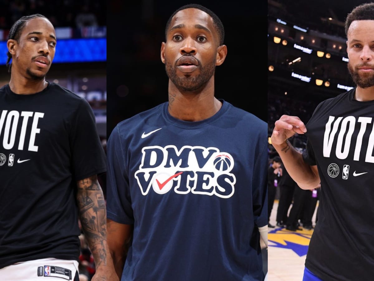NBA Players Wear Shooting Shirts Encouraging Fans To Vote