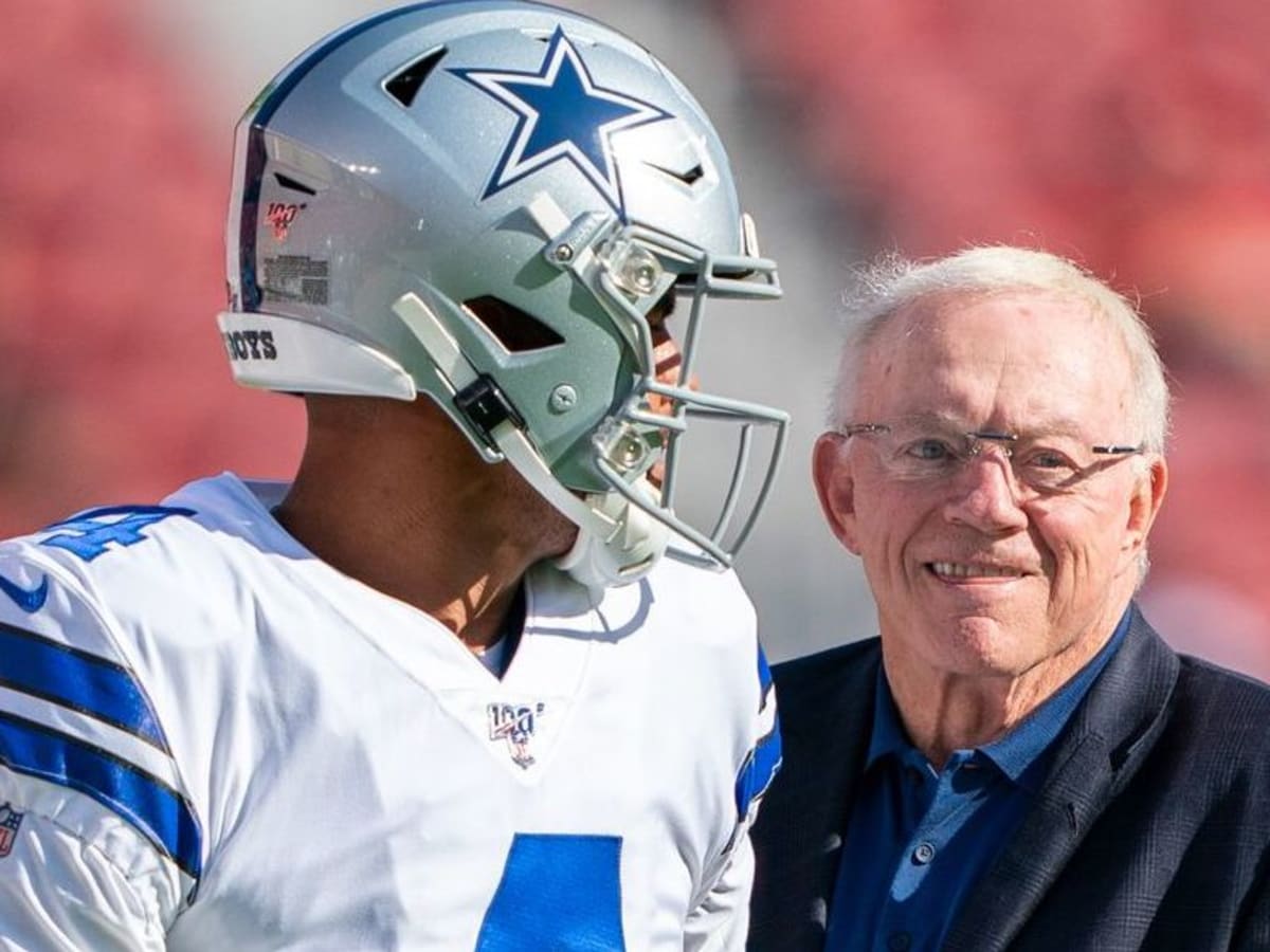 While he waits for his next contract, Cowboys QB Dak Prescott should take a  page out of Jerry Jones' book