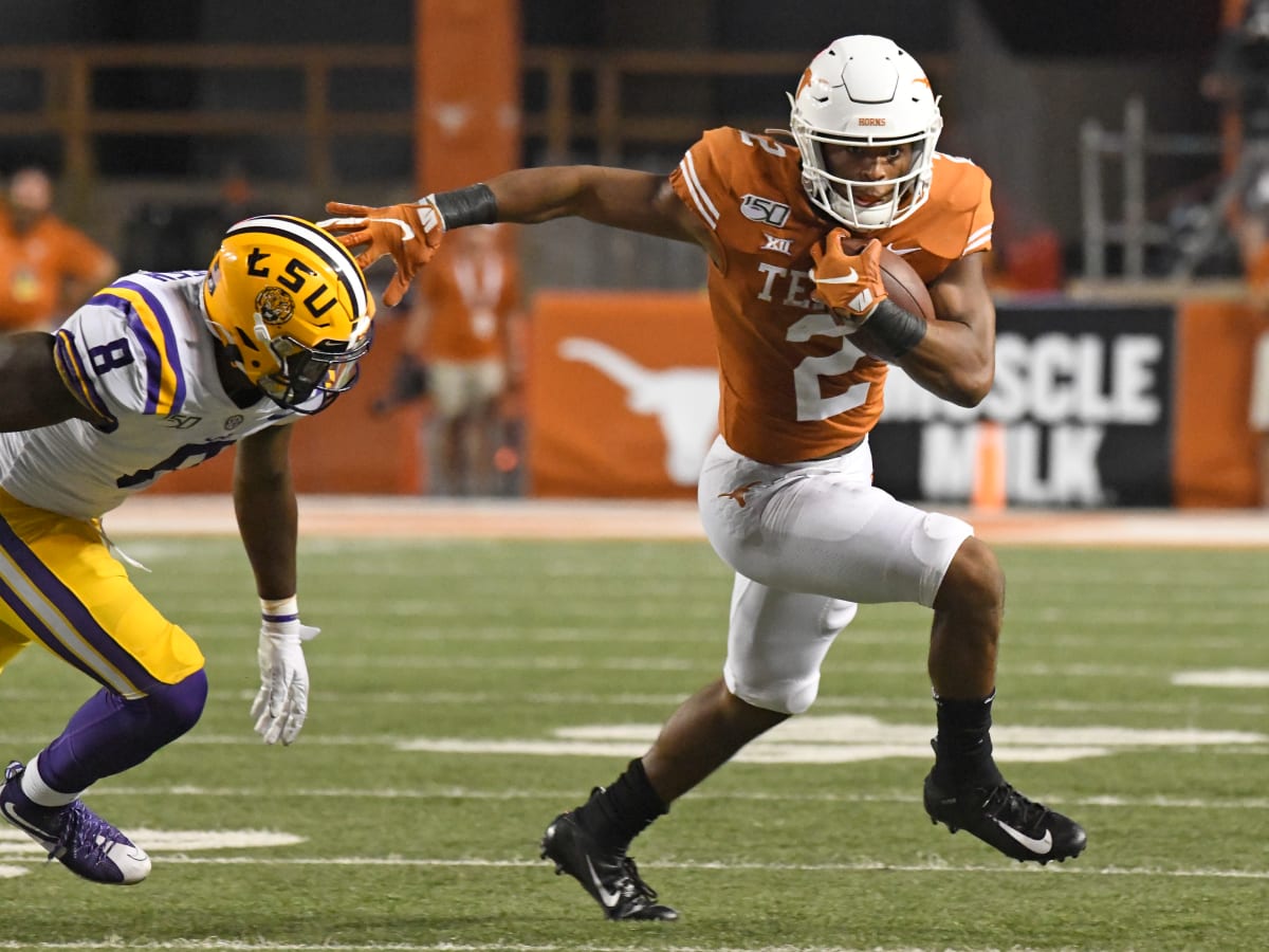 Texas RB Keaontay Ingram sidelined with ankle sprain