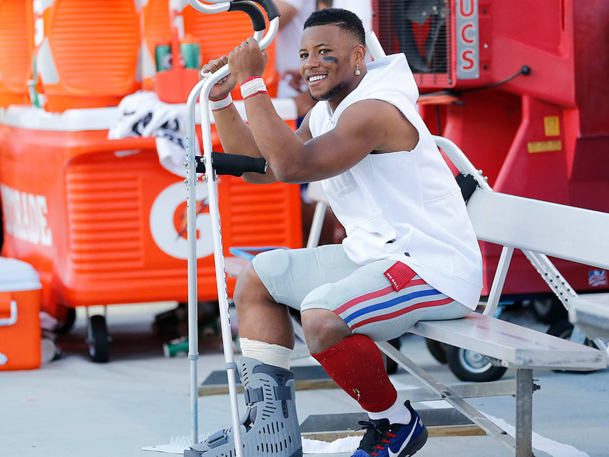 Whoops: NBC flubs Giants' Saquon Barkley injury report 