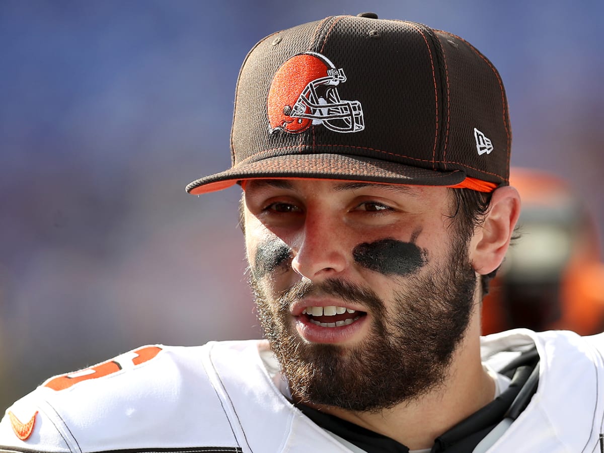 baker mayfield hat browns