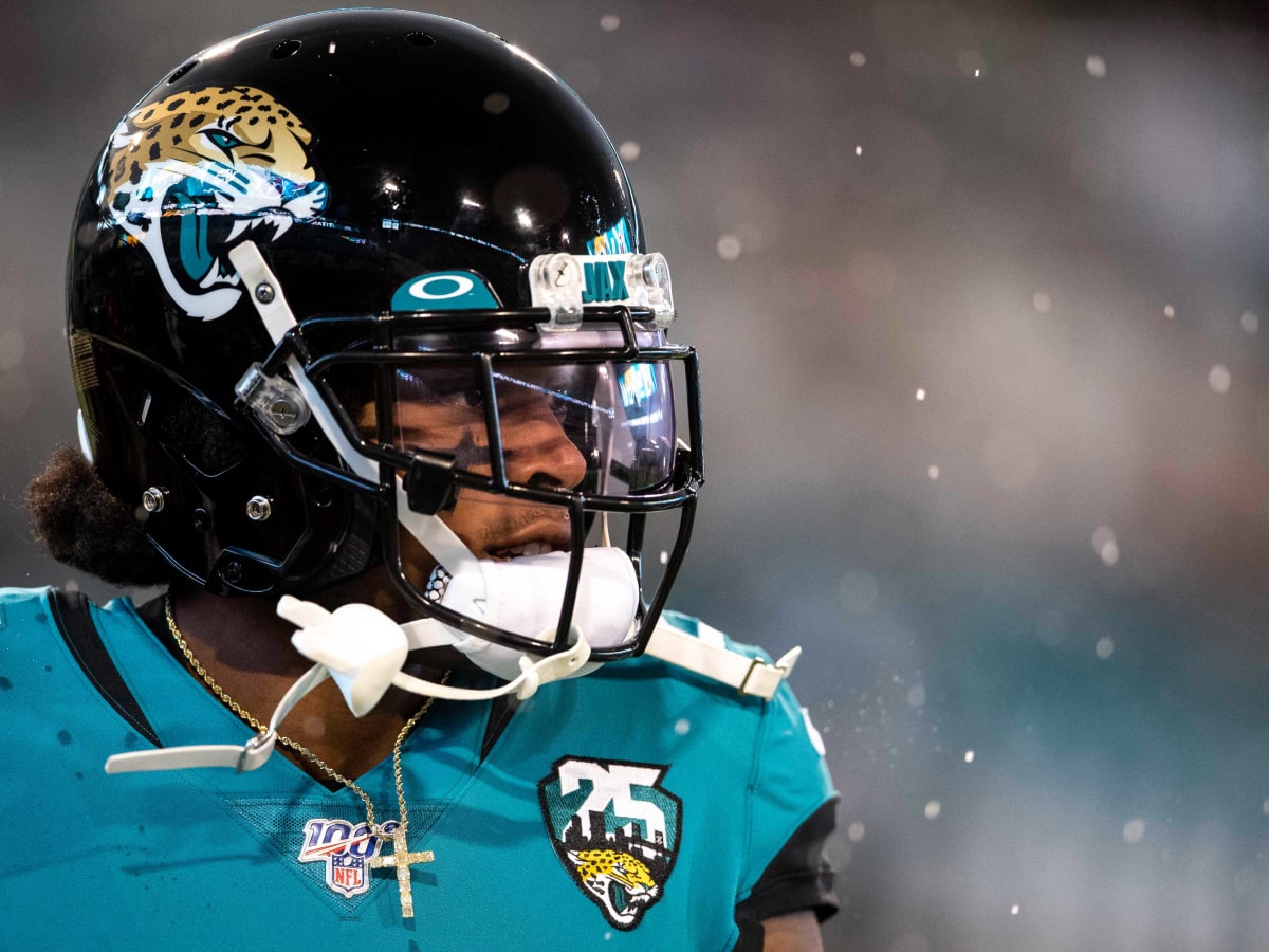 Jalen Ramsey of the Jacksonville Jaguars in action against the Miami