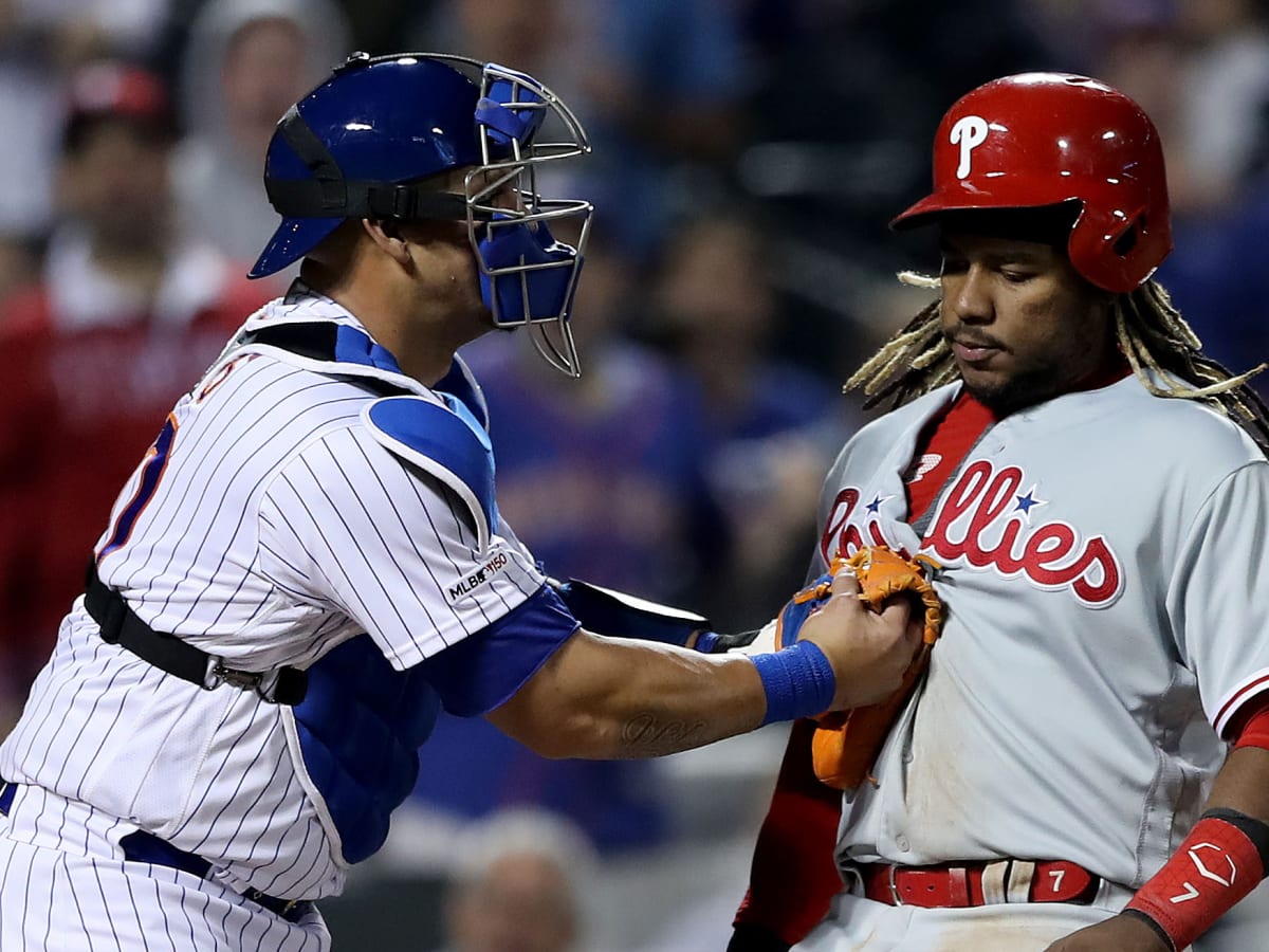 Phillies' Maikel Franco thrown out at home vs. Mets (video) - Sports  Illustrated