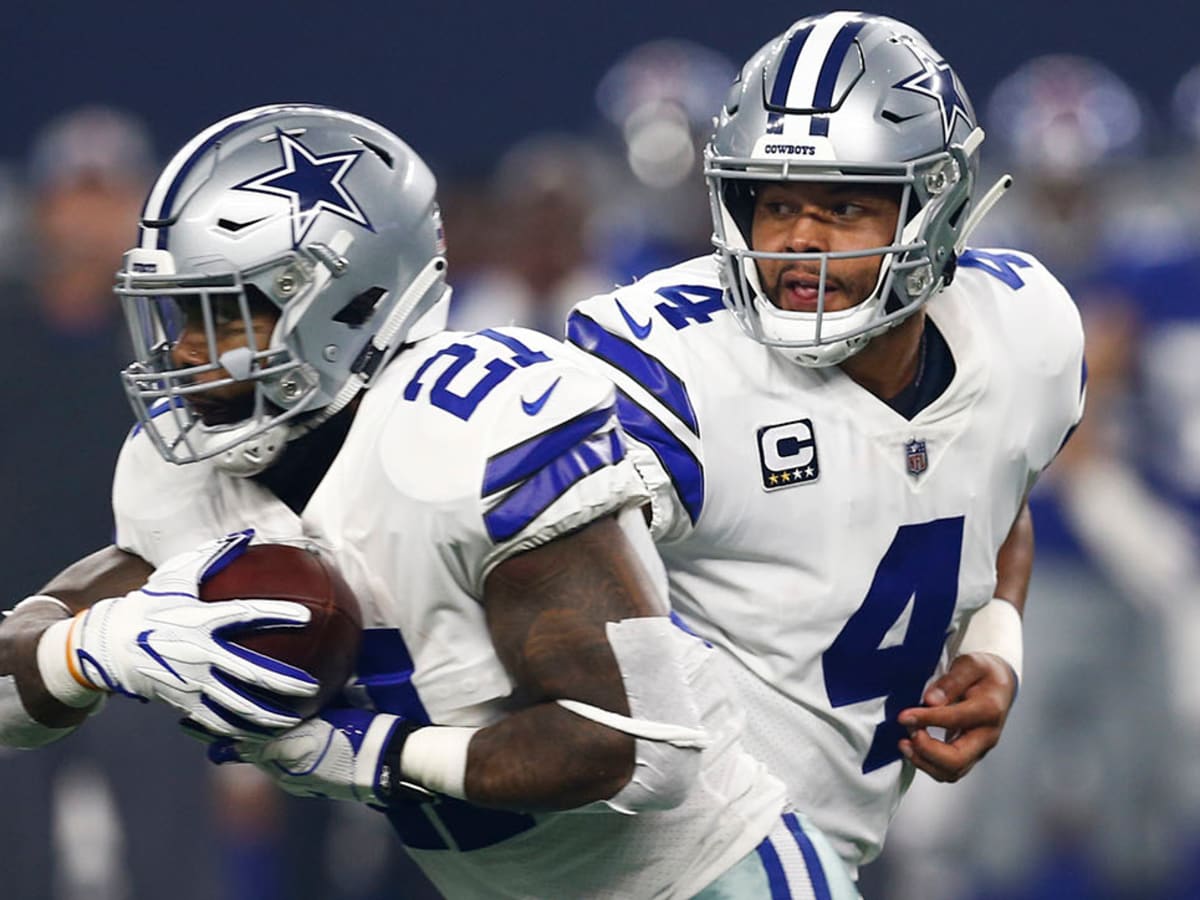 Dallas Cowboys Dak Prescott & Zeke Elliott During a Game At AT&T Stadium  Framed 8x10 Photo Picture