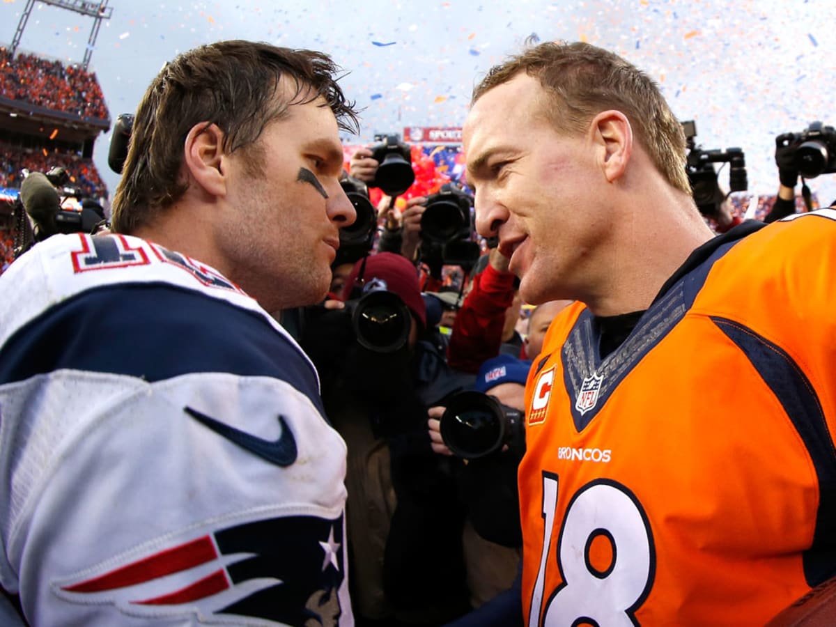 New England Patriots on X: #TBT - Tom Brady & Peyton Manning