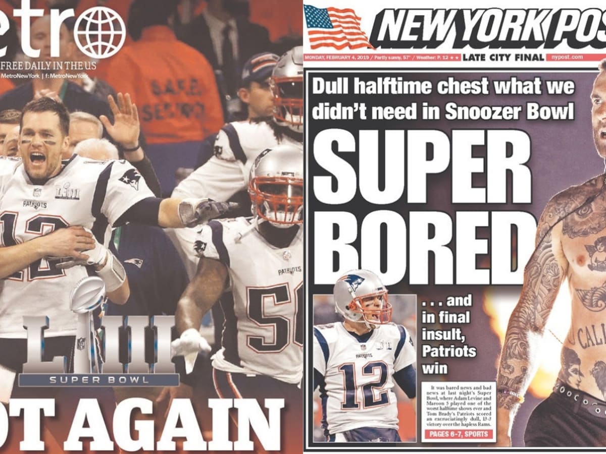 Super Bowl Newspaper Front Pages Lead With Baltimore Ravens Win