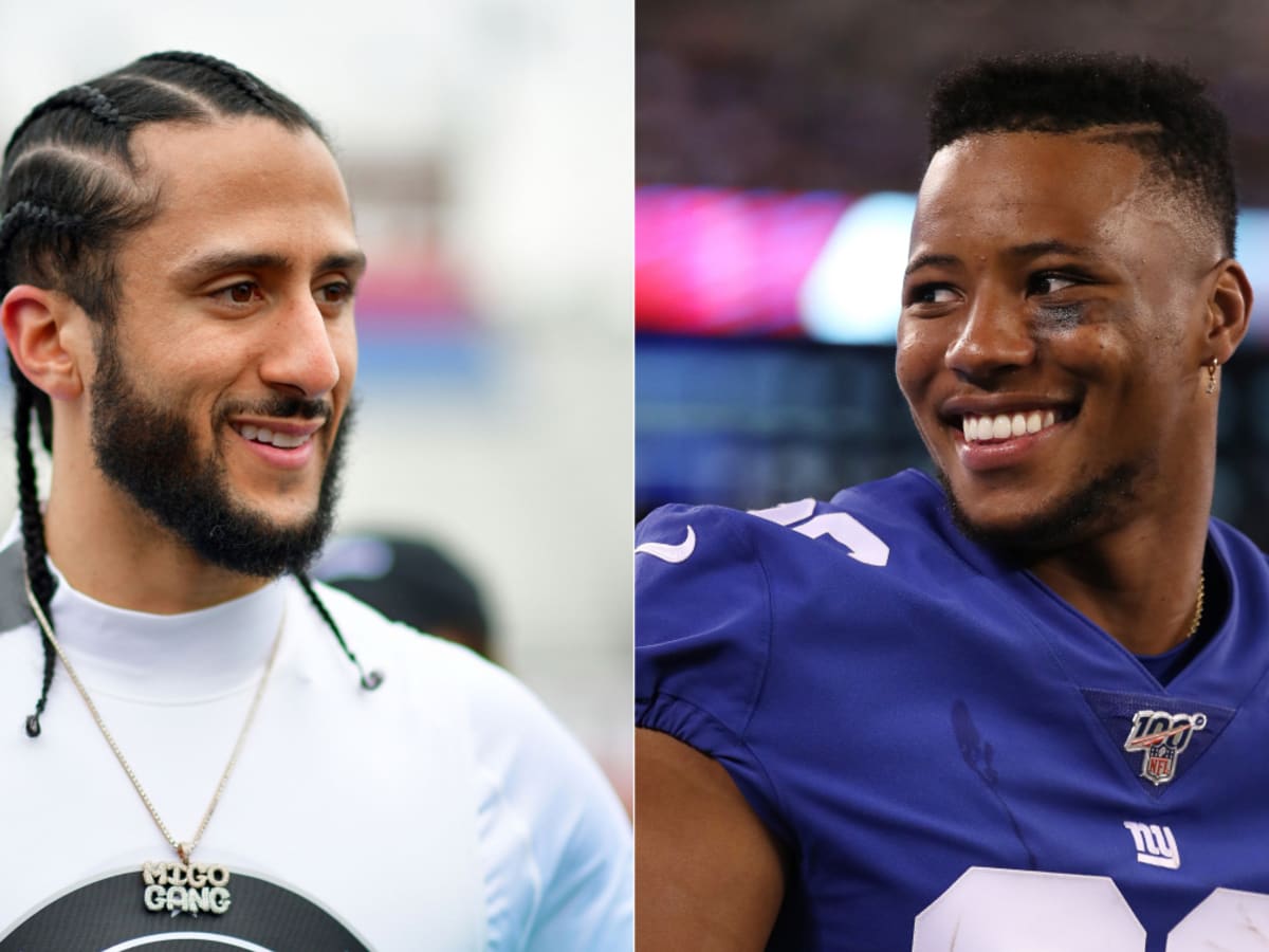 Saquon Barkley on Colin Kaepernick: 'He's not in the league not 'cause he  can't play'