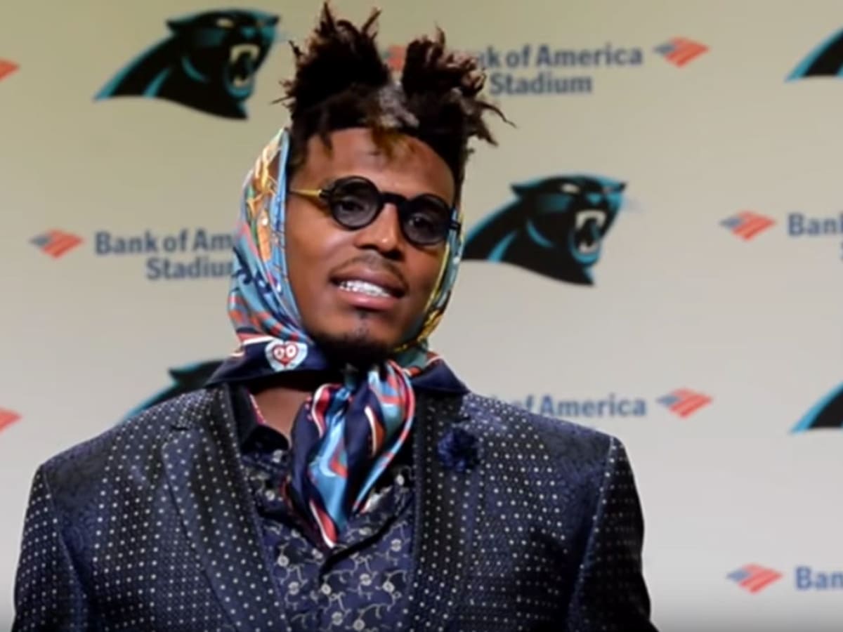 Cam Newton of Carolina Panthers wears furry cleats, NFL News