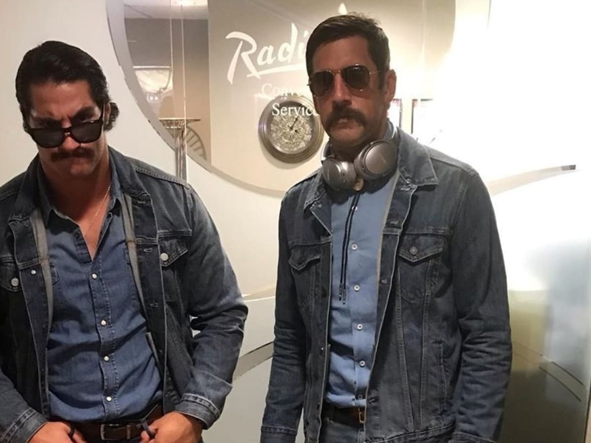 Aaron Rodgers Parties in Denim Outfit After Getting Huge Contract