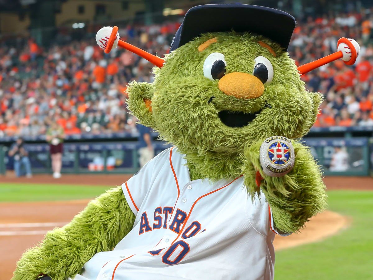 Astros Fan Sues Team Saying Mascot Orbit's T-Shirt Cannon Broke