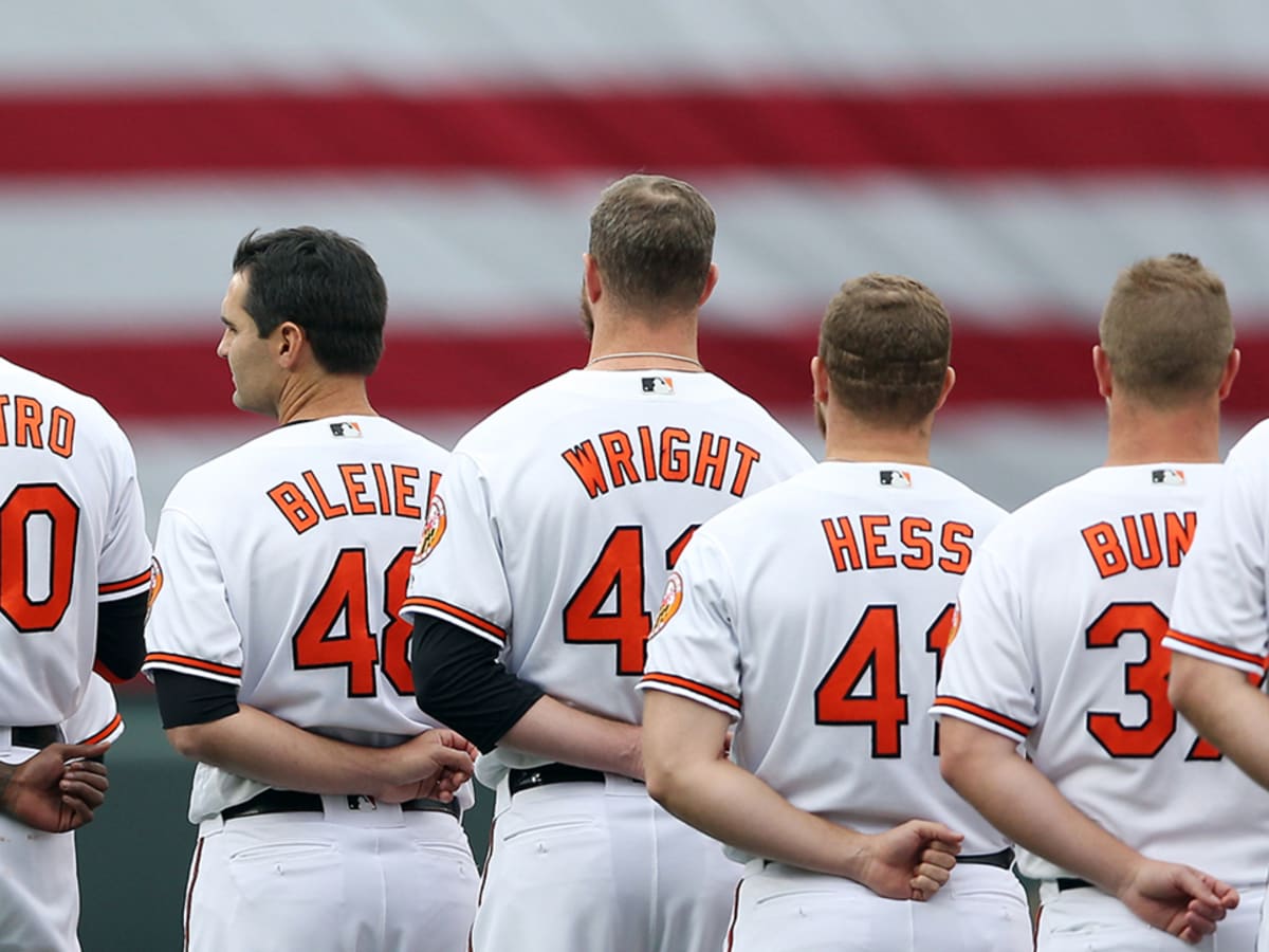 Baltimore Orioles V. New York Yankees by Rob Tringali