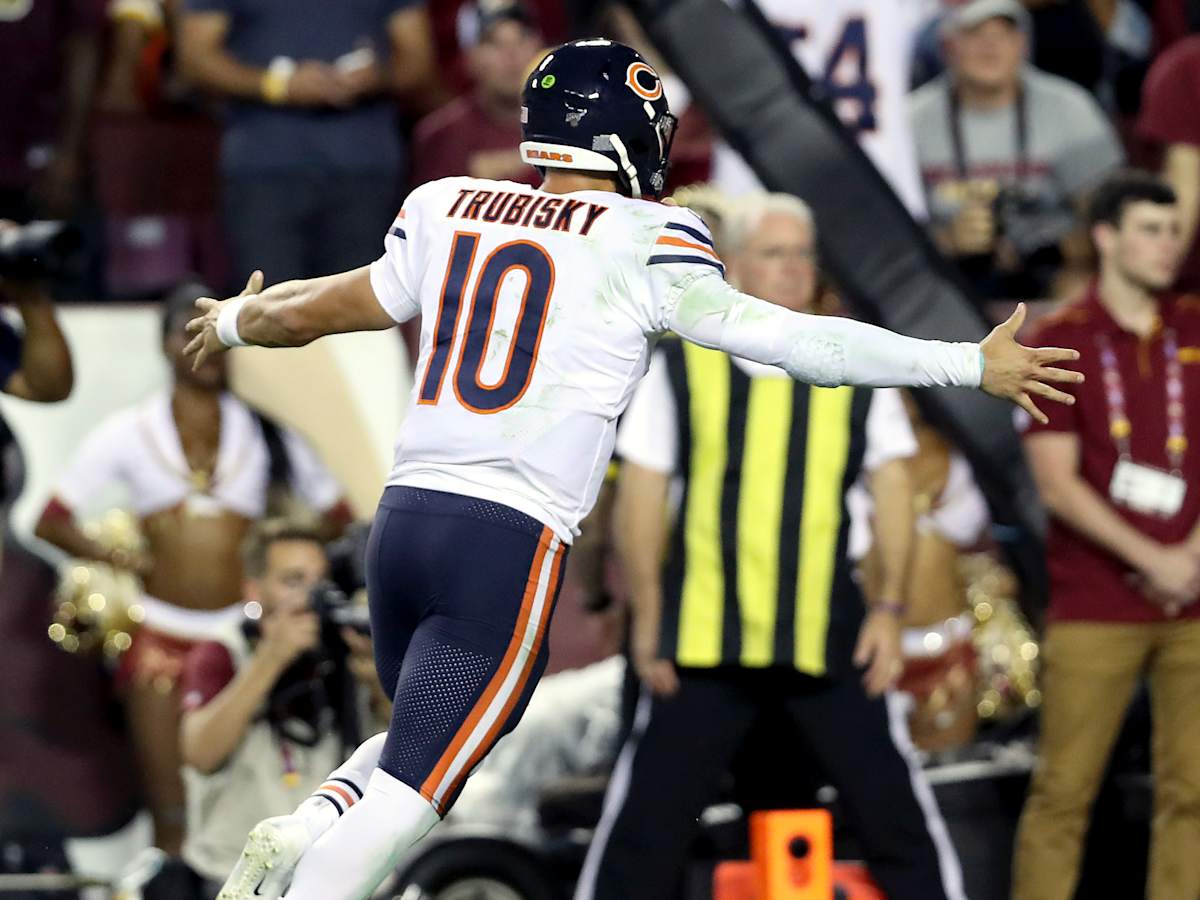 Trubisky, Bears Get Offense on Track, Beat Redskins 31-15