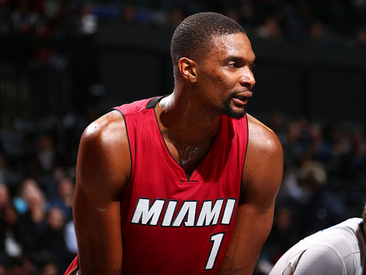 Only after exhale can Chris Bosh breathe in joy of Heat jersey retirement –  Sun Sentinel