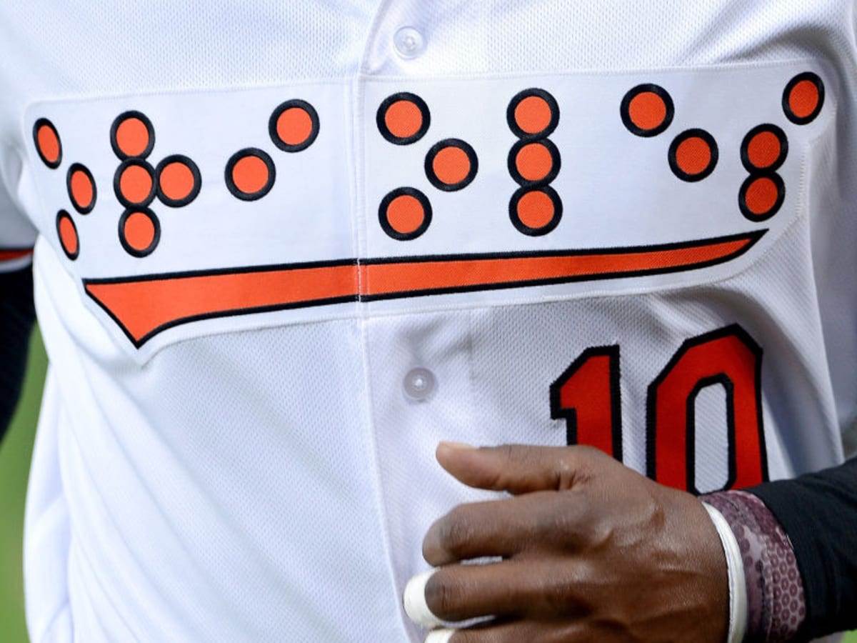 Orioles make history with Braille jerseys 