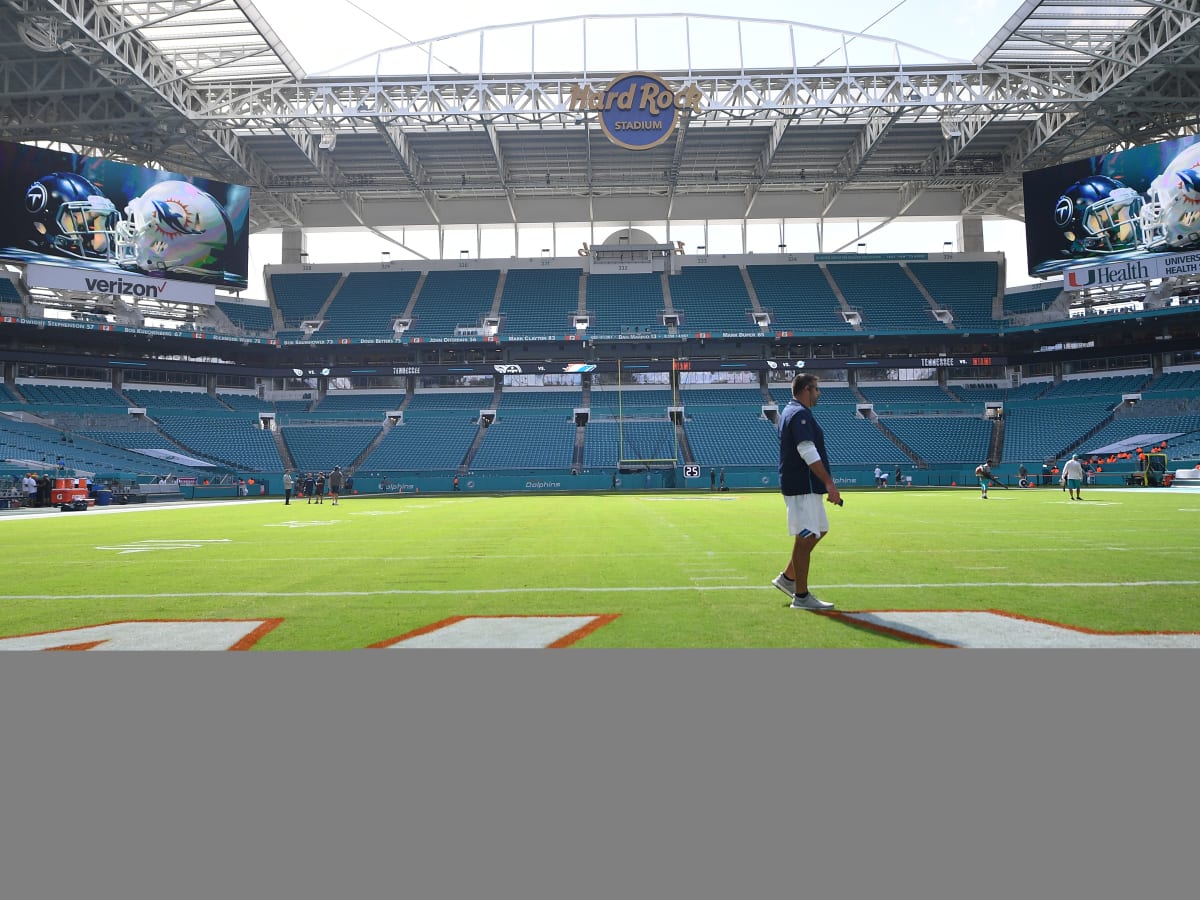 NFL clears Hard Rock Stadium field surface for Jets at Dolphins - The  Phinsider