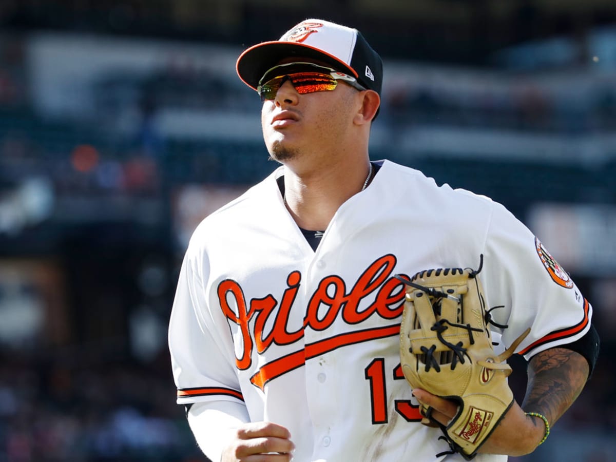 Why is Manny Machado wearing an orioles shirt under his Jersey