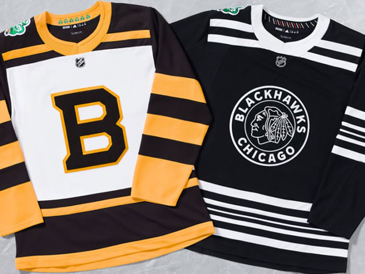 Bruins, Blackhawks unveil jerseys for 2019 Winter Classic —