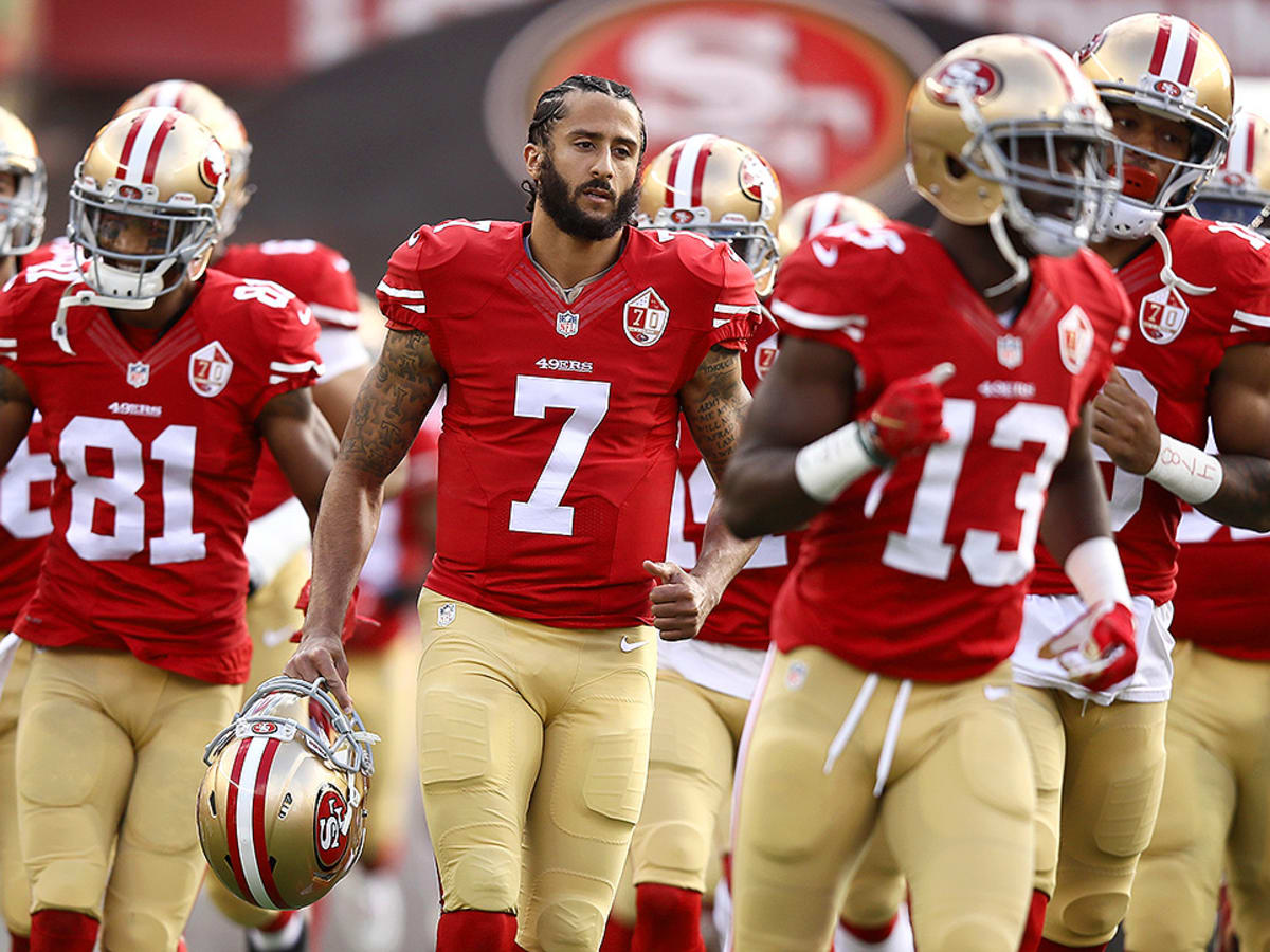 Football jersey signed by Colin Kaepernick