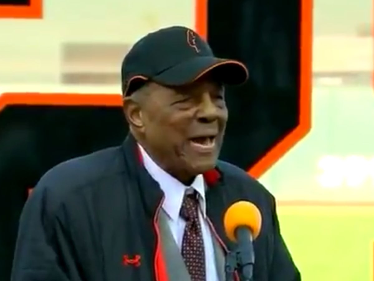 Baseball Hall of Famer Willie Mays honored at Indian Wells event