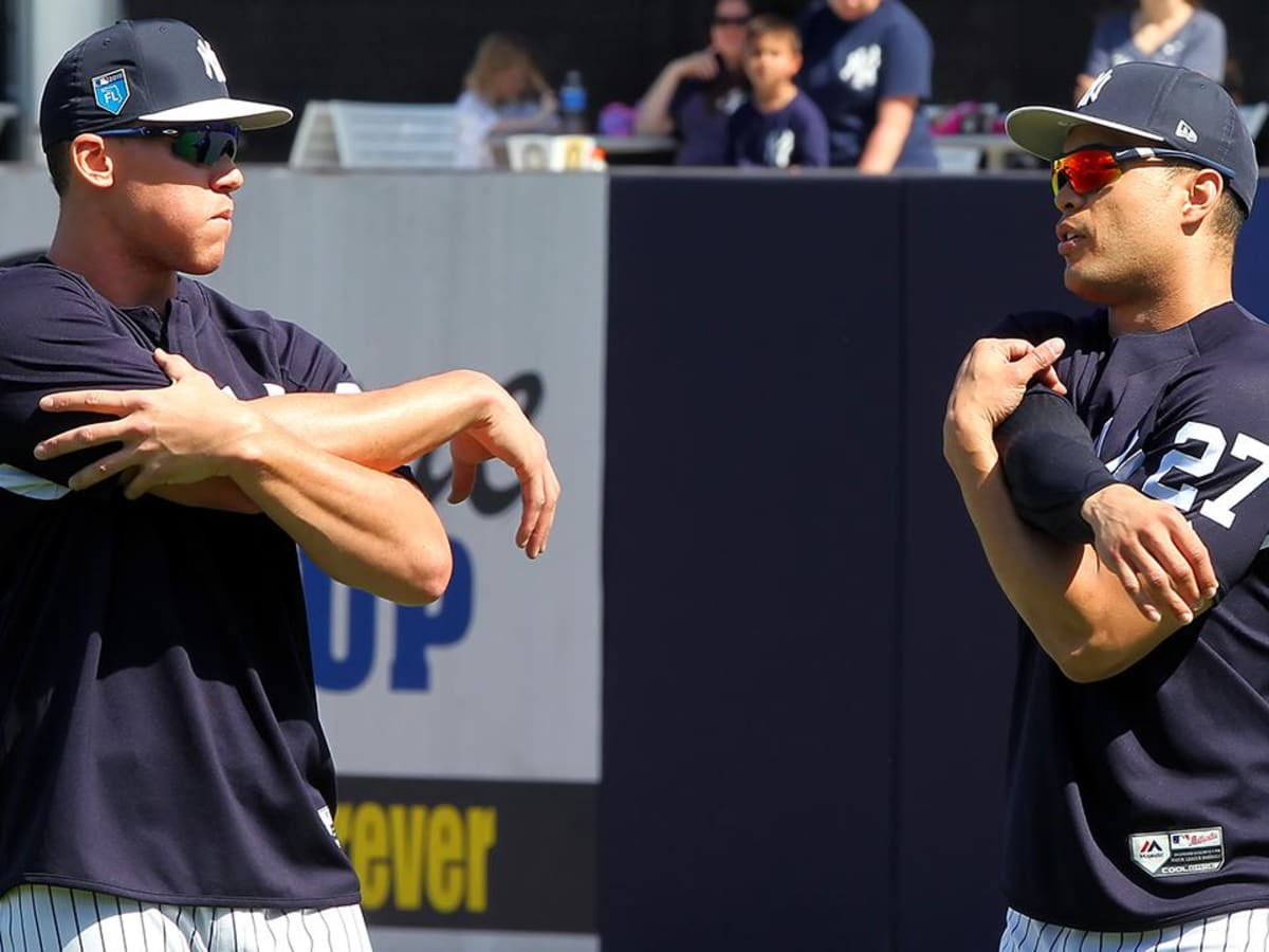 Giancarlo Stanton, Aaron Judge form Yankees' Bronx Yard Work (video) -  Sports Illustrated