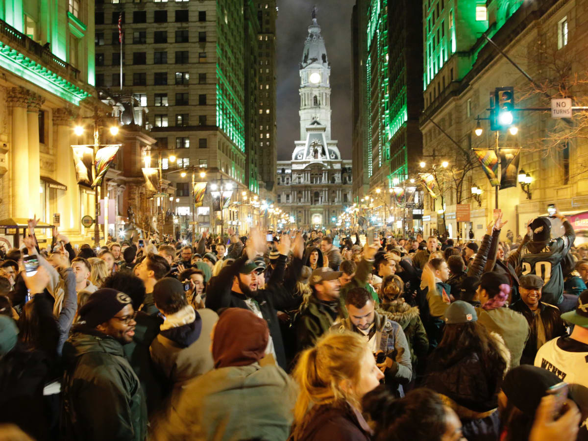 Philadelphians take to the streets to celebrate Super Bowl