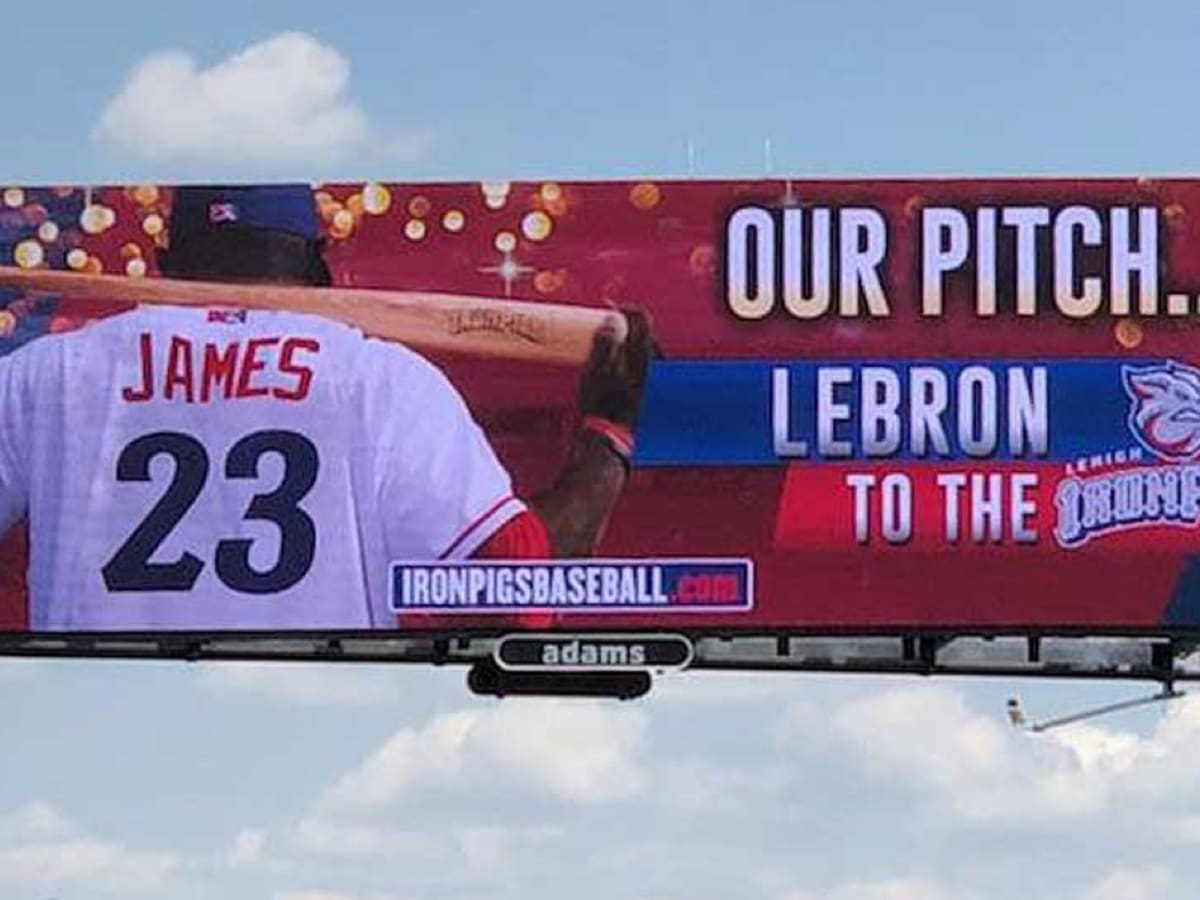 Phillies' triple-A team to LeBron: Catch Michael Jordan, join the IronPigs