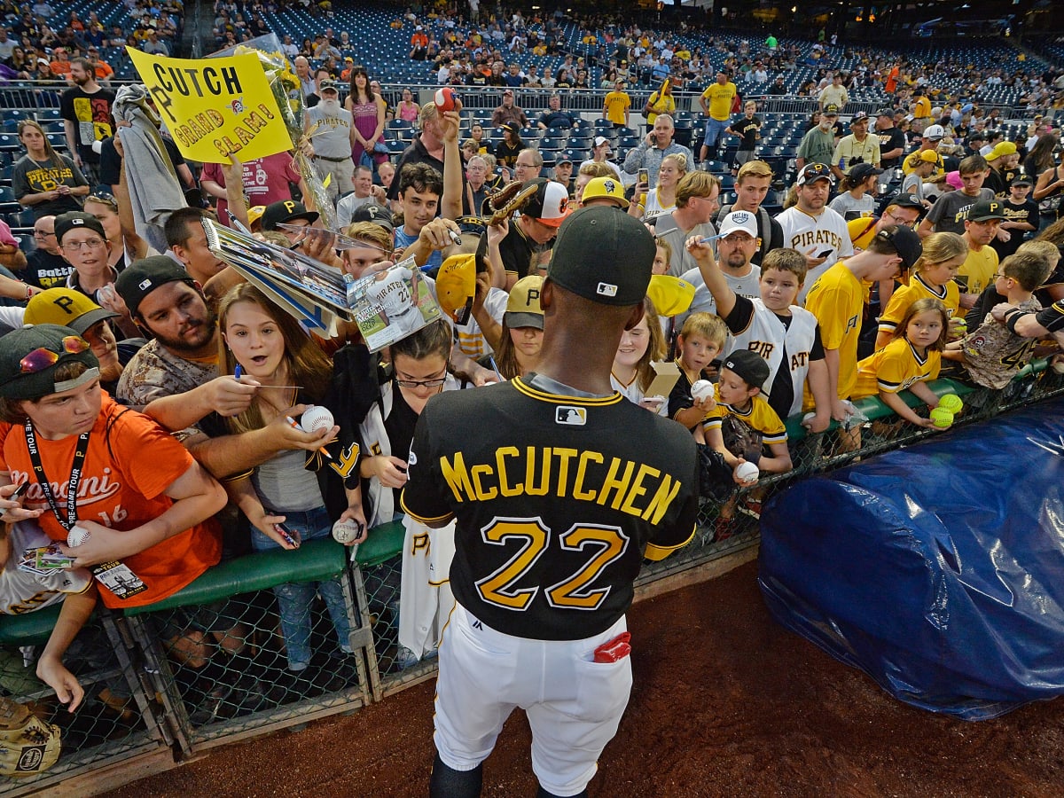 Andrew McCutchen gave a sassy look to former teammate Gerrit Cole