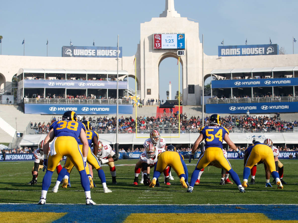 Spending New Year's Eve at the LA Coliseum for the 49ers vs. Rams