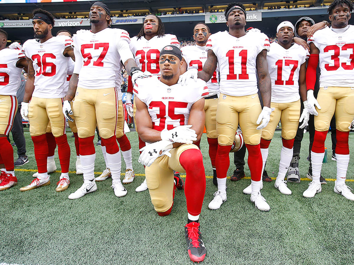 NFL safety Eric Reid says he will no longer protest during national anthem, NFL