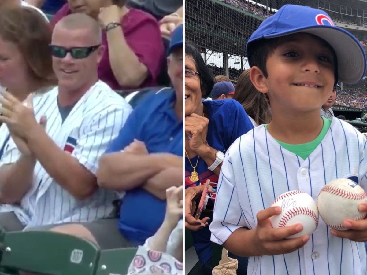 Cubs fan steals ball, kid gets Javier Baez autograph (video) - Sports  Illustrated