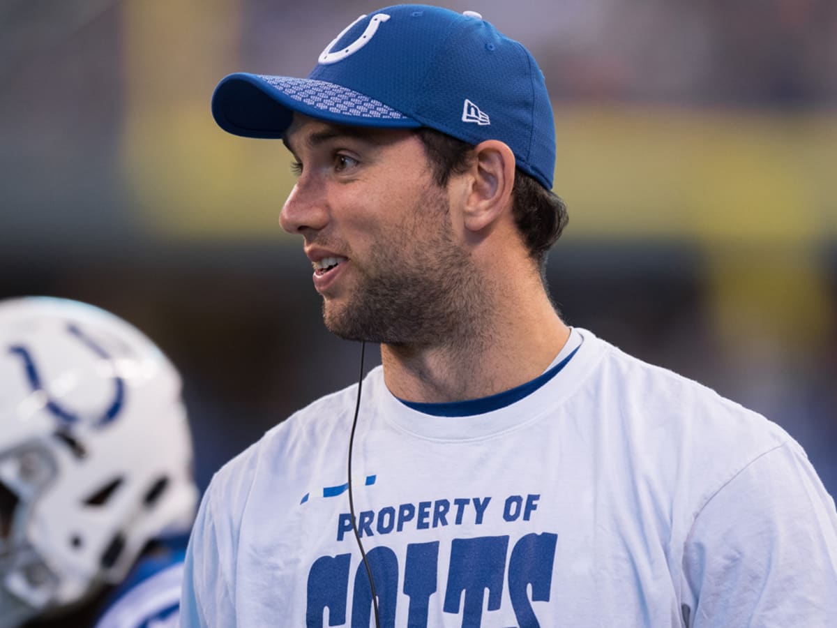 Colts eager to get Andrew Luck back in mini-camp