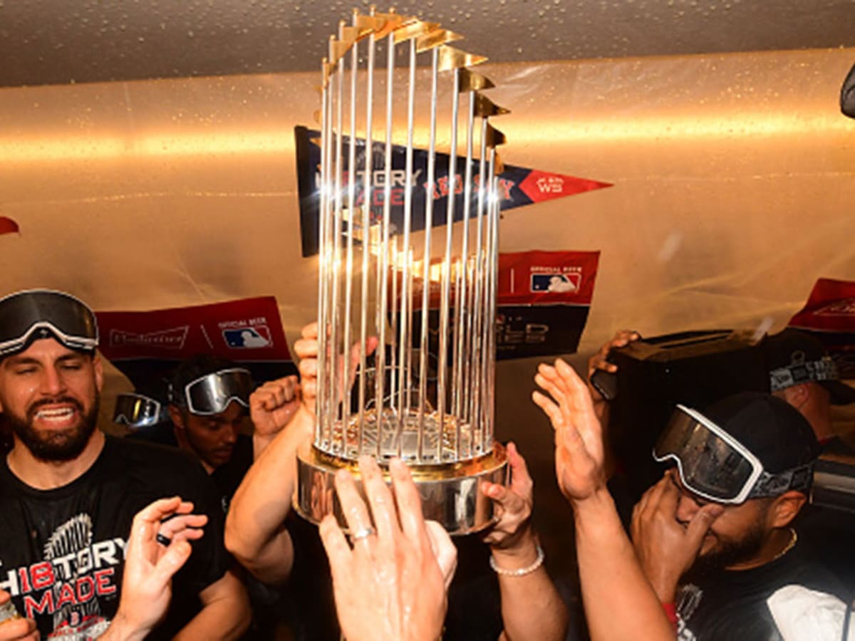 Boston Red Sox return to Fenway Park with World Series trophy - Sports  Illustrated
