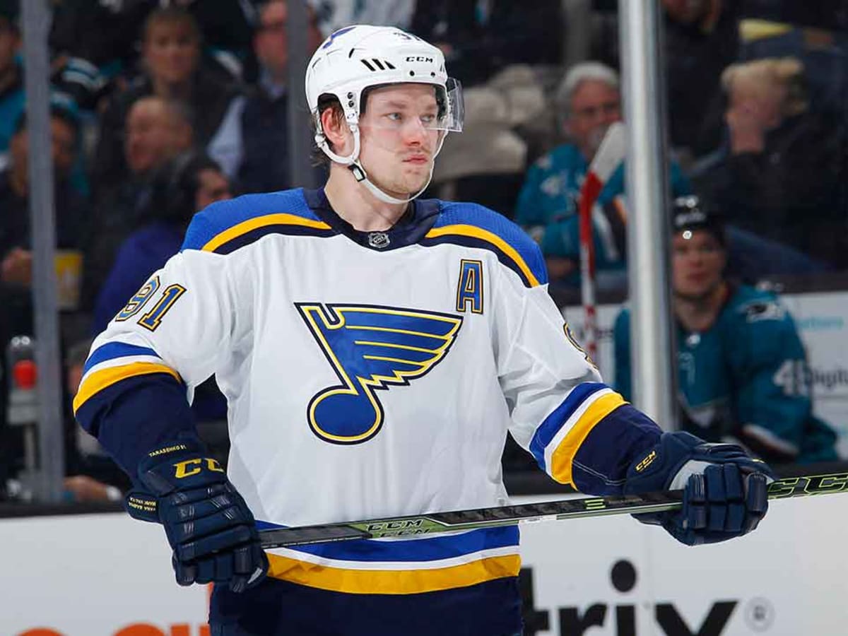 Vladimir Tarasenko talks about being back with Blues