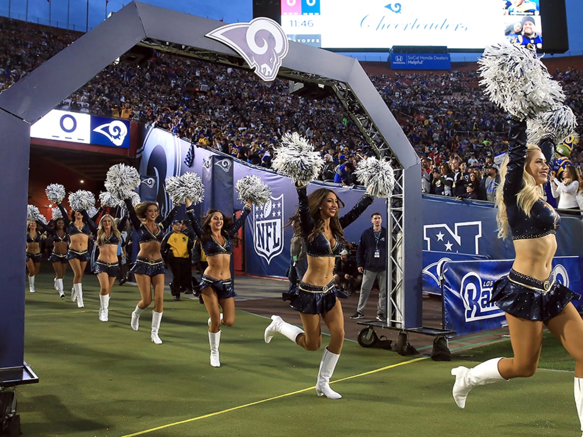 Los Angeles Rams  Rampage & cheerleader Napoleon share fun facts