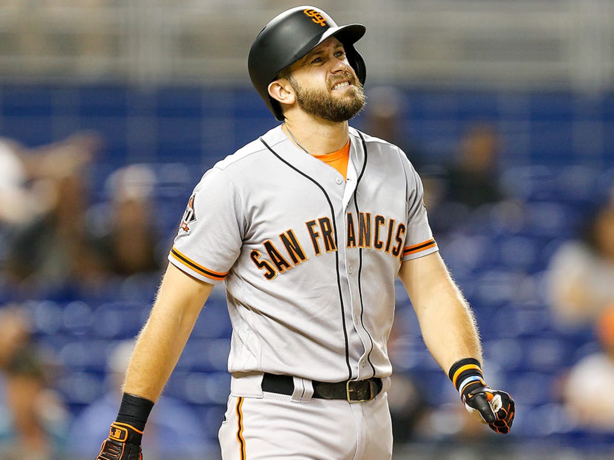 Giants 3B Longoria has broken hand after being hit by pitch