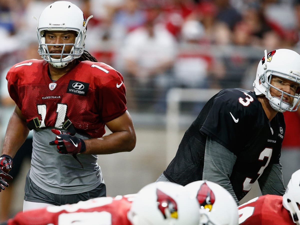 Jones in, Fitzgerald out at first day of Cardinals camp