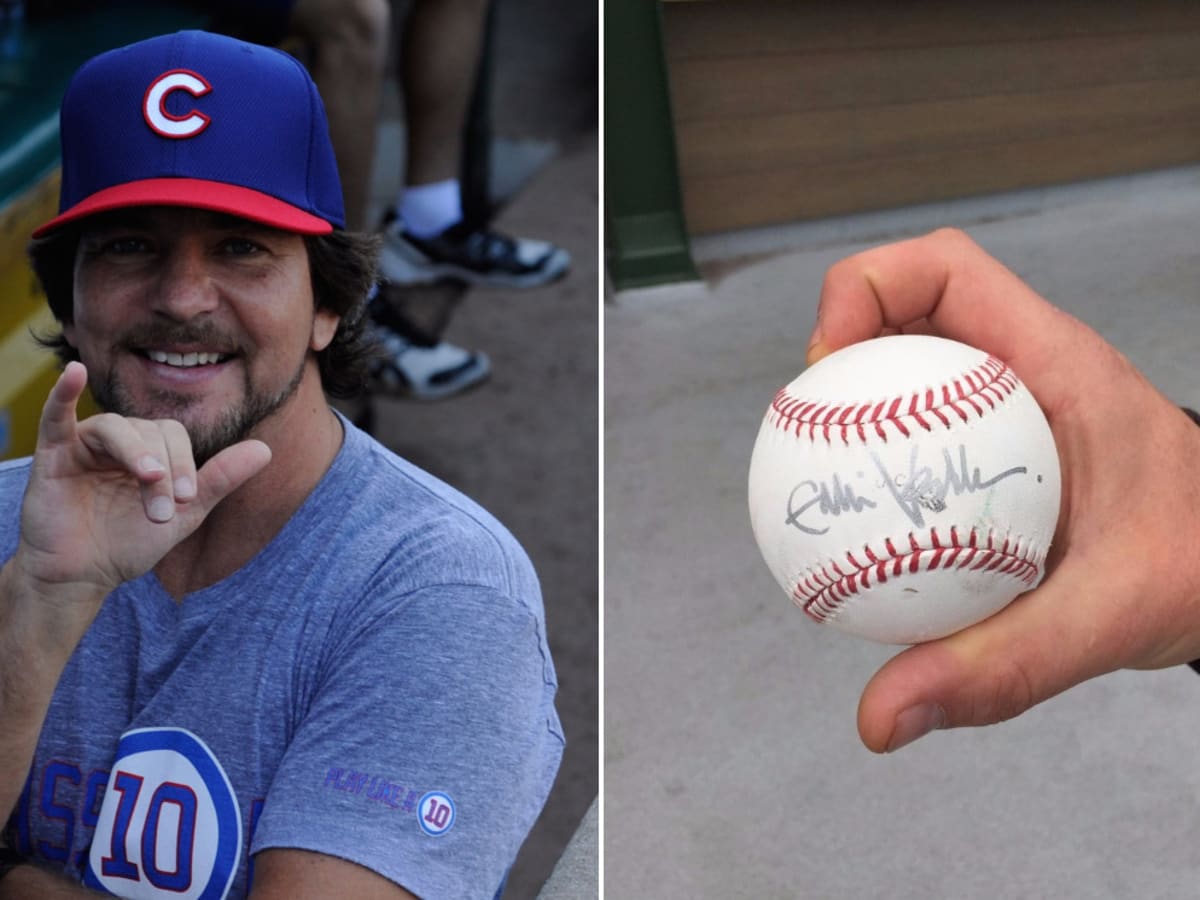 Eddie Vedder Signed Chicago Cubs Jersey (JSA LOA)