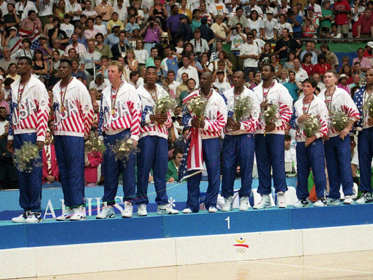 Dream Team, 1992 Barcelona Olympic Games Preview Sports Illustrated Cover  by Sports Illustrated