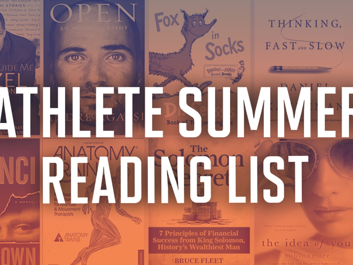 athletes reading books