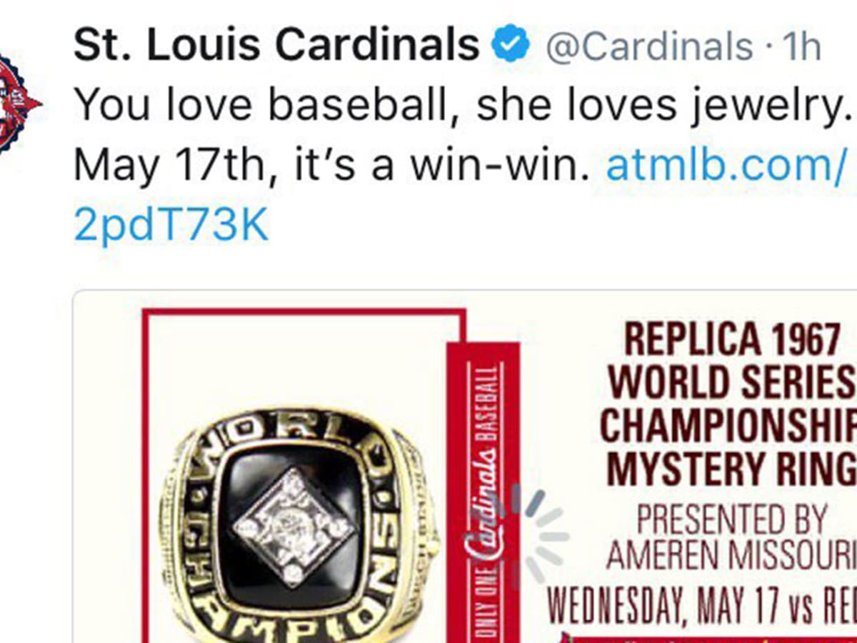 St. Louis Cardinals World Series Ring (1967)