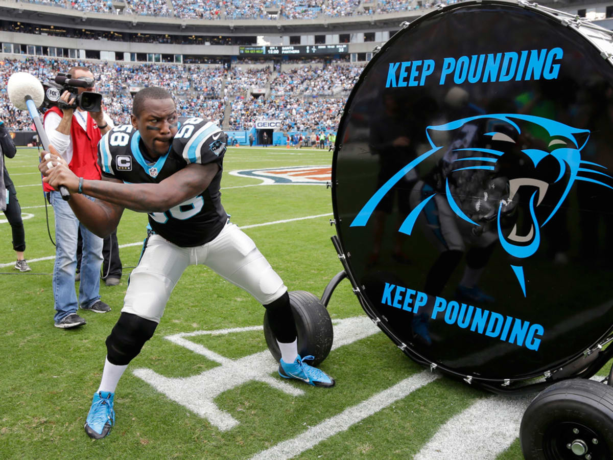 Carolina Panthers Wilson Keep Pounding Mini Football