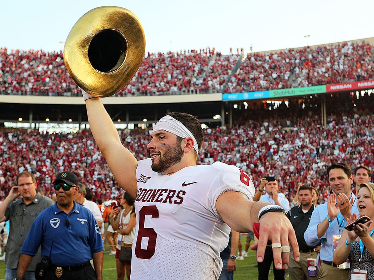 Oklahoma quarterback Baker Mayfield says having support from fans