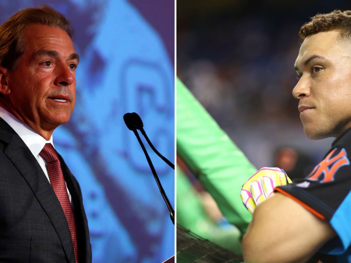 Nick Saban uses Aaron Judge as example for players making smart NFL choices  